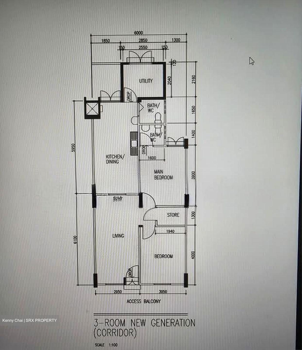 Blk 20 Hougang View (Hougang), HDB 3 Rooms #596217771